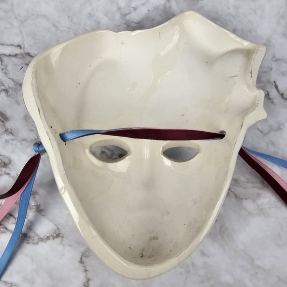 Vintage Clay Art Female, Art Deco Mask - Picture 10 of 10